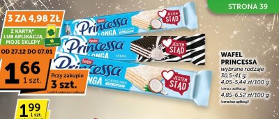 Wafel Princessa Zebra promocja w Euro Sklep