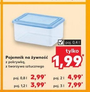 Pojemnik na żywność 3 l promocja