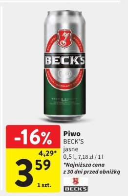 Piwo promocja w Intermarche