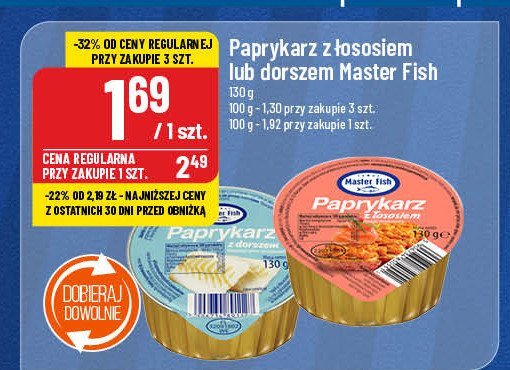 Paprykarz szczeciński z łososiem Master fish promocja