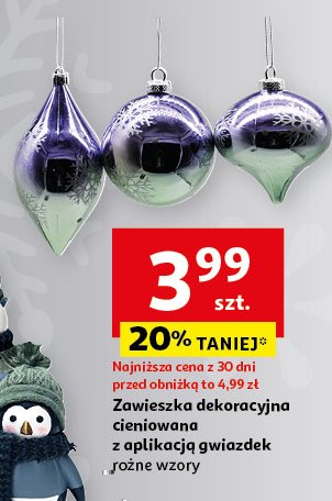 Zawieszka dekoracyjna cieniowana Actuel promocja w Auchan