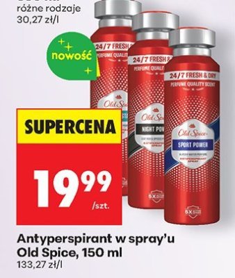 Antyperspirant w spray'u Old Spice, 150 ml promocja w Biedronka