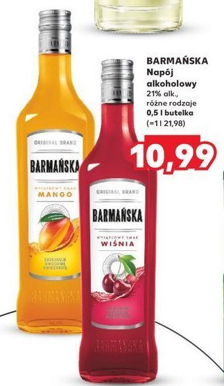 Wódka Barmańska wiśniowa promocja w Kaufland