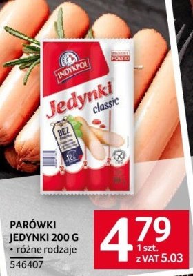 Parówki Jedynki promocja w Selgros