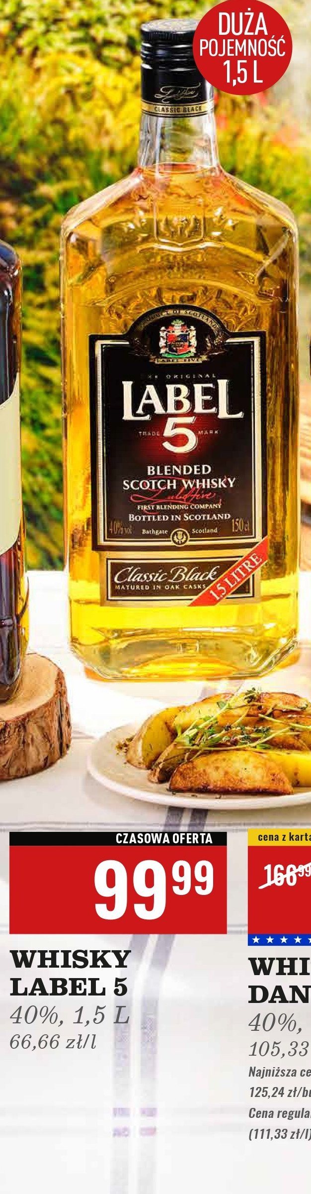 Whisky Label 5 promocja