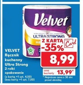 Recznik papierowy VELVET ULTRA STRONG promocja