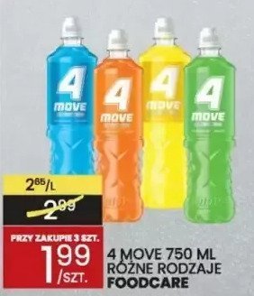 4 move 750 ML różne rodzaje Foodcare promocja w Wafelek