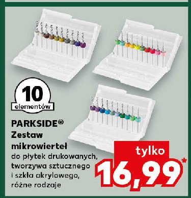 Zestaw mikrowierteł Parkside promocja