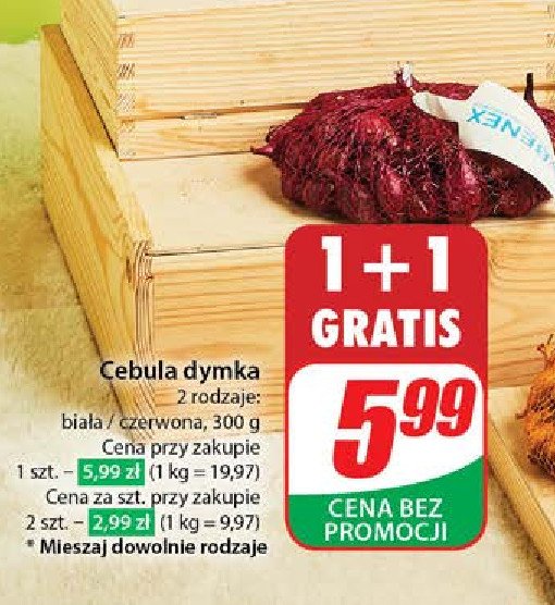 Cebula czerwona promocja