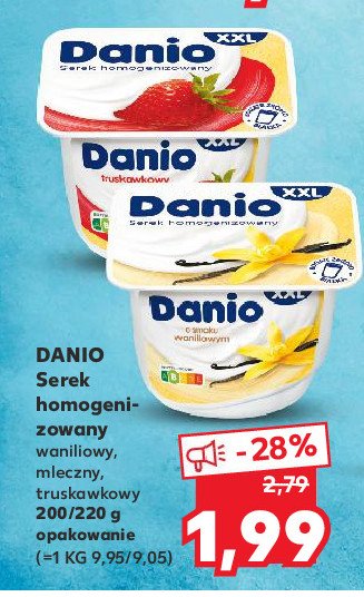 Serek mleczny Danone danio promocja