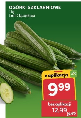 Ogórki szklarniowe promocja w Stokrotka