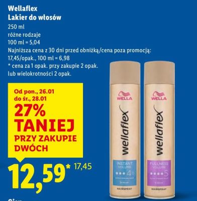 Lakier do włosów  promocja w Lidl