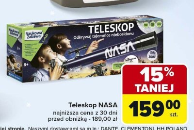 Teleskop NASA promocja w Carrefour