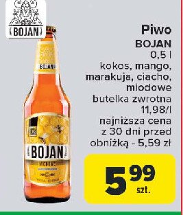 Piwo Bojan kokosowe promocja