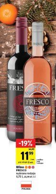 Wino FRESCO wybrane rodzaje promocja w Intermarche