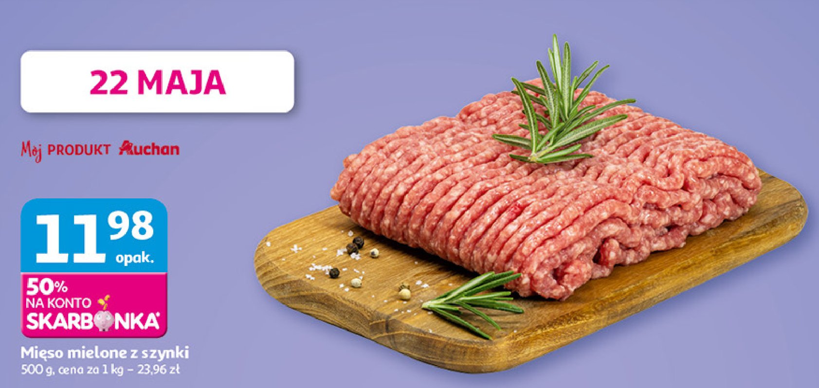 Mięso mielone z szynki promocja