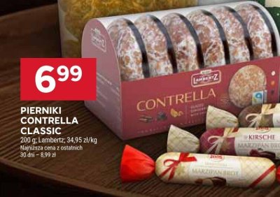 Pierniki Contrella Classic Lambertz promocja w Stokrotka