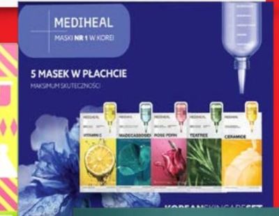 Zestaw kosmetyczny 5 masek w płachcie promocja w Lidl