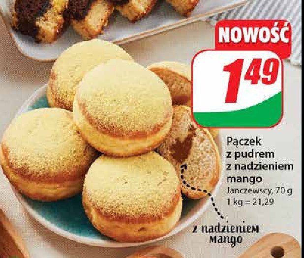 Paczek z pudrem i nadzieniem mango Janczewscy promocja