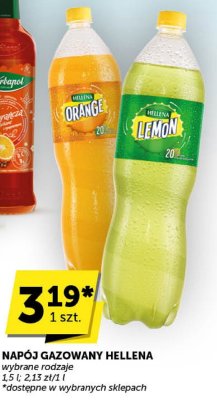 Napój gazowany Hellena wybrane rodzaje promocja w ABC
