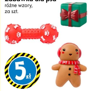 Zabawka dla psa różne wzory promocja w Tedi