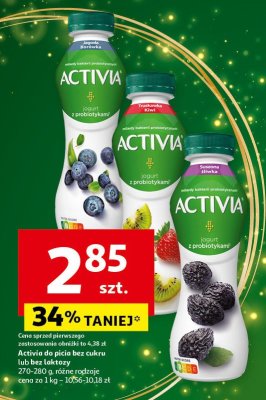 Jogurt truskawka-kiwi bez laktozy Danone activia promocja