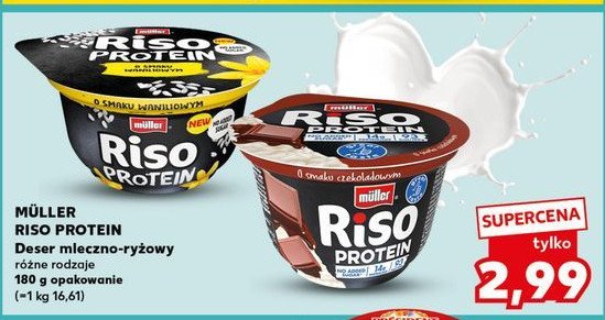 Deser waniliowy Muller riso protein promocja