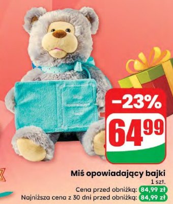 Miś opowiadający bajki promocja w Dino