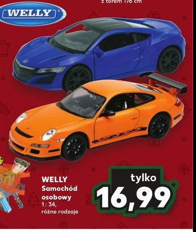 Samochody osobowy 1:34 Welly promocja