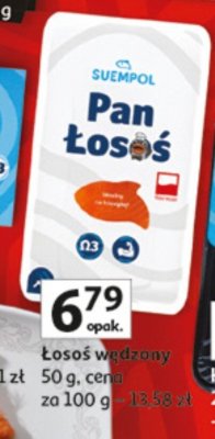Łosoś wędzony Suempol promocja w Auchan