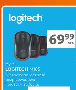 Mysz bezprzewodowa m185 Logitech promocja