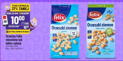 Orzeszki ziemne niesolone promocja w POLOmarket