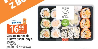 Zestaw Hannoki/Okawa Sushi Tokyo promocja w Leclerc