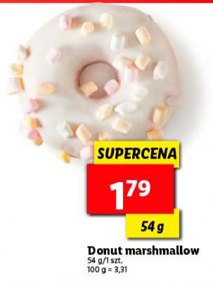 Donut marshmallow Cukiernia lidla promocja