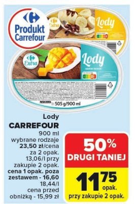 Lody czekolada intense Algida promocja w Carrefour