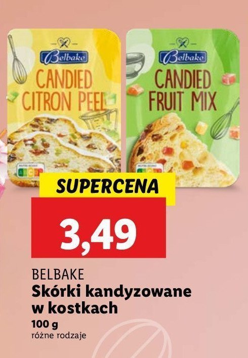 Skórka cytrynowa Belbake promocja w Lidl