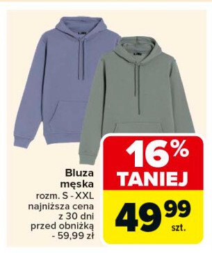 Bluza męska s-xxl promocja w Carrefour Market