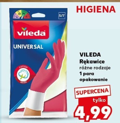 Rękawice VILEDA różne rodzaje 1 para promocja w Kaufland