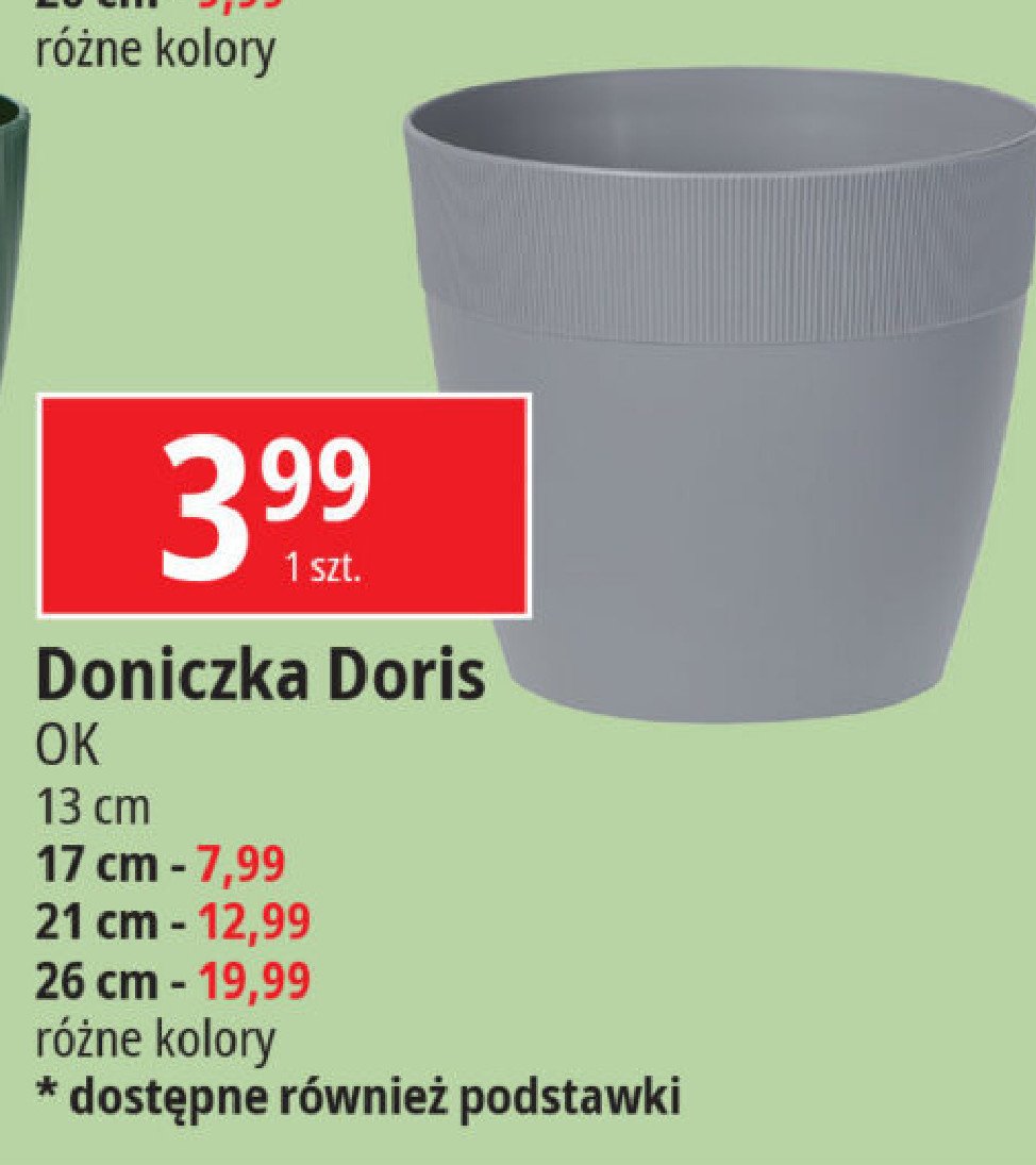 Doniczka doris 26 cm O.k. promocja