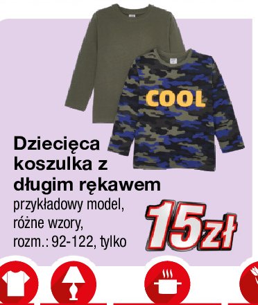 Koszulka dziewczęca z długim rękawem 92-122 promocja