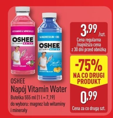 Napój Vitamin Water OSHEE magnez lub witaminy i minerały promocja w Aldi