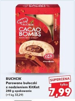 Cacao boms z kit kat Buchcik promocja w Kaufland