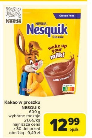 Kakao Nesquik promocja w Carrefour