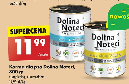 Karma dla psa z kurczakiem Dolina noteci promocja