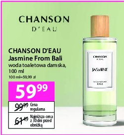 Woda toaletowa Chanson d'eau jasmine promocja