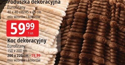 Poduszka dekoracyjna Eurofirany 40x40 cm/45x45 cm promocja w Leclerc