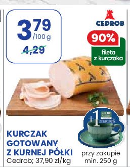Kurczak gotowany z kurnej półki Cedrob promocja w Stokrotka