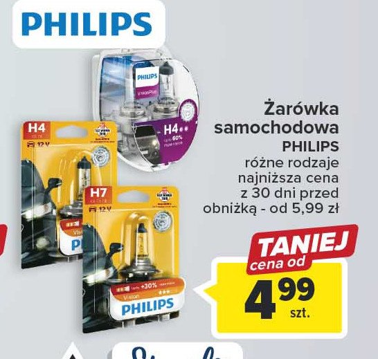Żarówka h7 Philips promocja