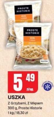 Uszka z grzybami z mięsem Proste Historie promocja w Chorten