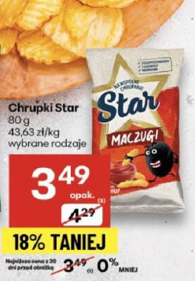 Chrupki Star wybrane rodzaje promocja w Delikatesy Centrum